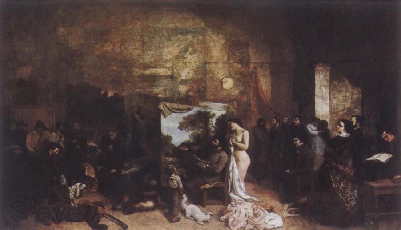 Gustave Courbet The Artist-s Studio